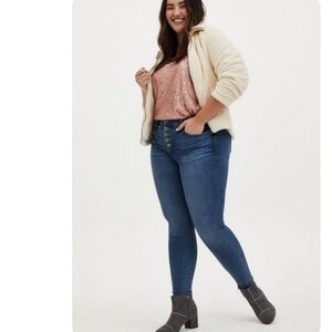 Torrid Sherpa Jacket - Size 2X